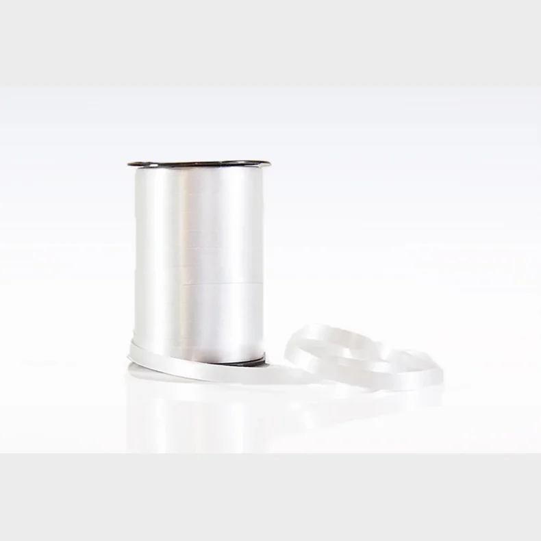 Gavebnd poly glat 10mm /250yds slv