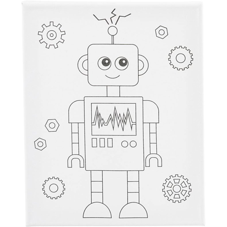 Creativ Company | Malerlrred 24 x 30 cm - Robot
