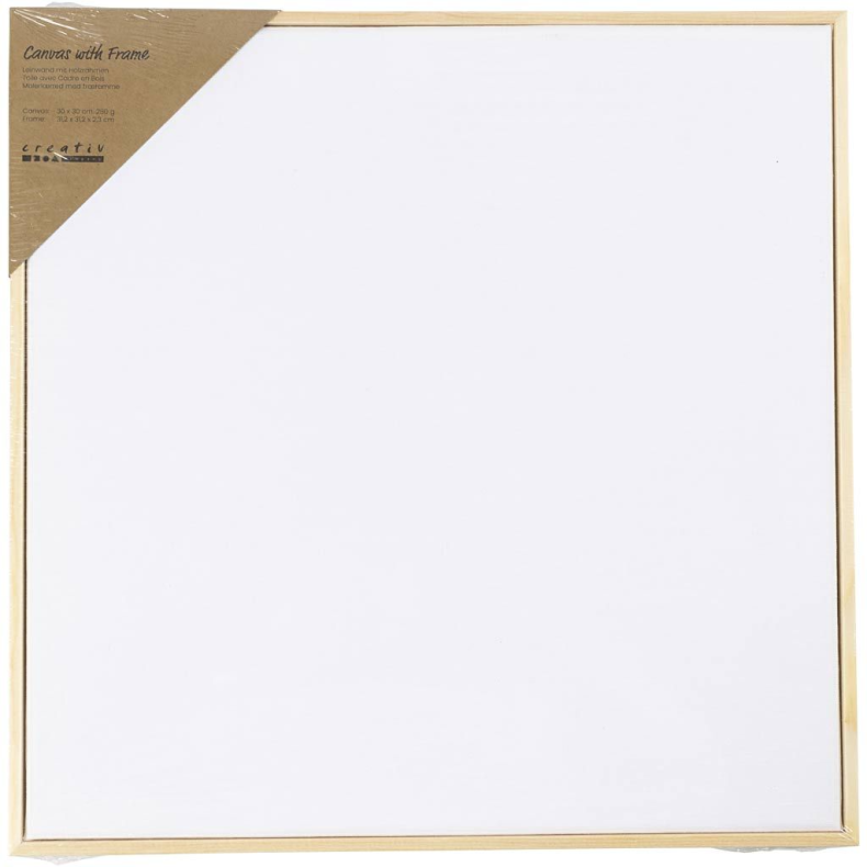 Creativ Company | Malerl�rred m. tr�ramme - 30 x 30 cm