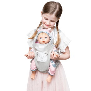 Dukke tilbeh�r - B�resele i stof, 45 cm