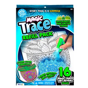 Magic Trace tilbehr - Tegneark sukkulenter 16 stk