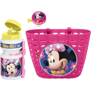 Minnie Drikkedunk, cykelkurv og ringeklo