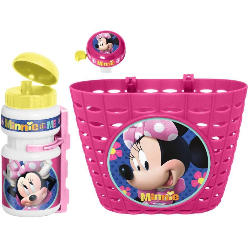 Minnie Drikkedunk, cykelkurv og ringeklo