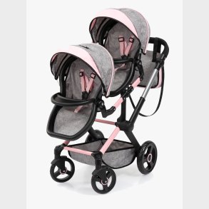 Bayer Design Xeo Twin Tvillingedukkevogn, Gr�
