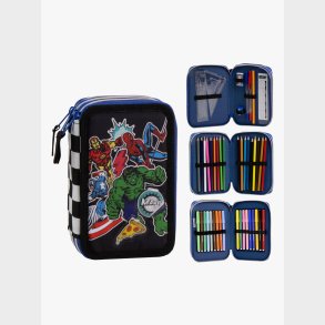 Marvel Avengers Penalhus med 3 Rum, Checkered