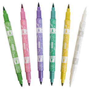 Sense | Twin Markers - Metallic, 6 stk