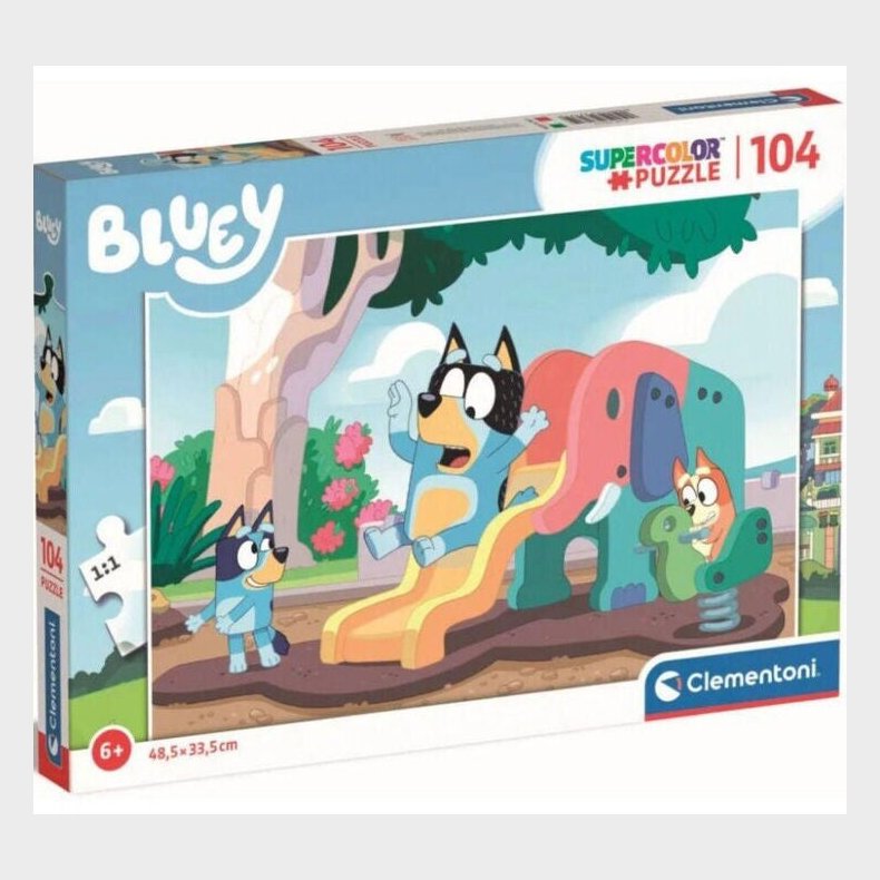 Bluey Puslespil 104 Brikker