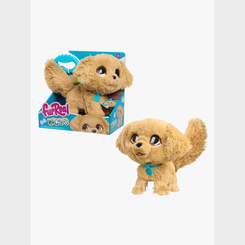 Fur Real Wag-A-Lots Interaktivt Legetj Golden Retriever