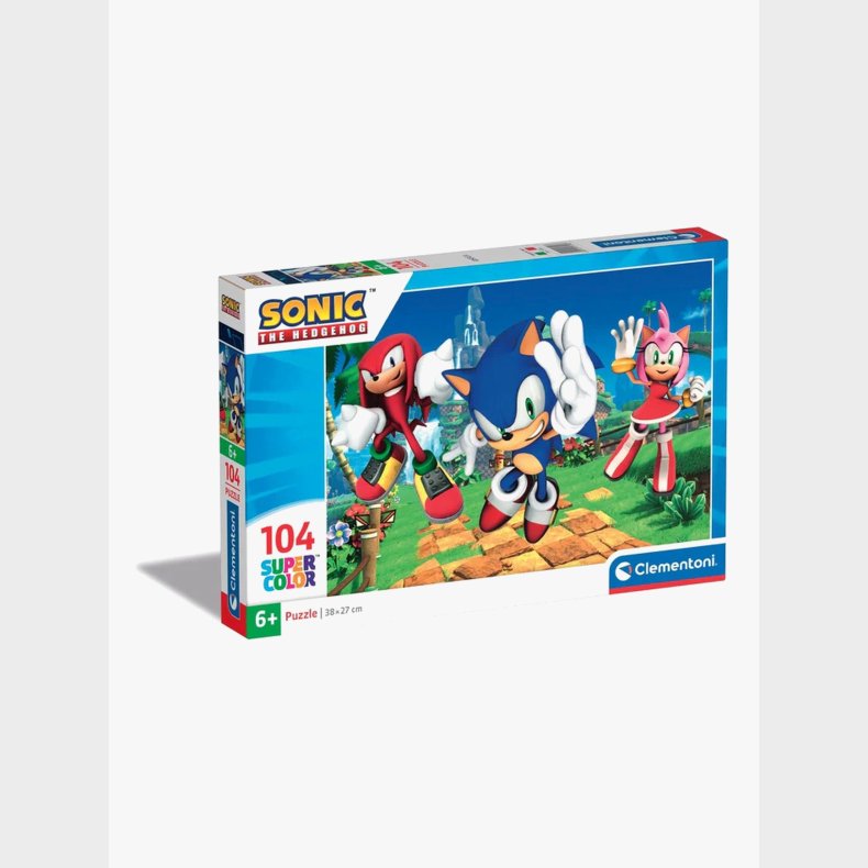 Clementoni Sonic Brnepuslespil 104 Brikker