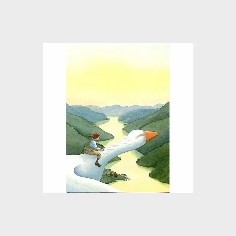 Nils Holgersson flyger plakat