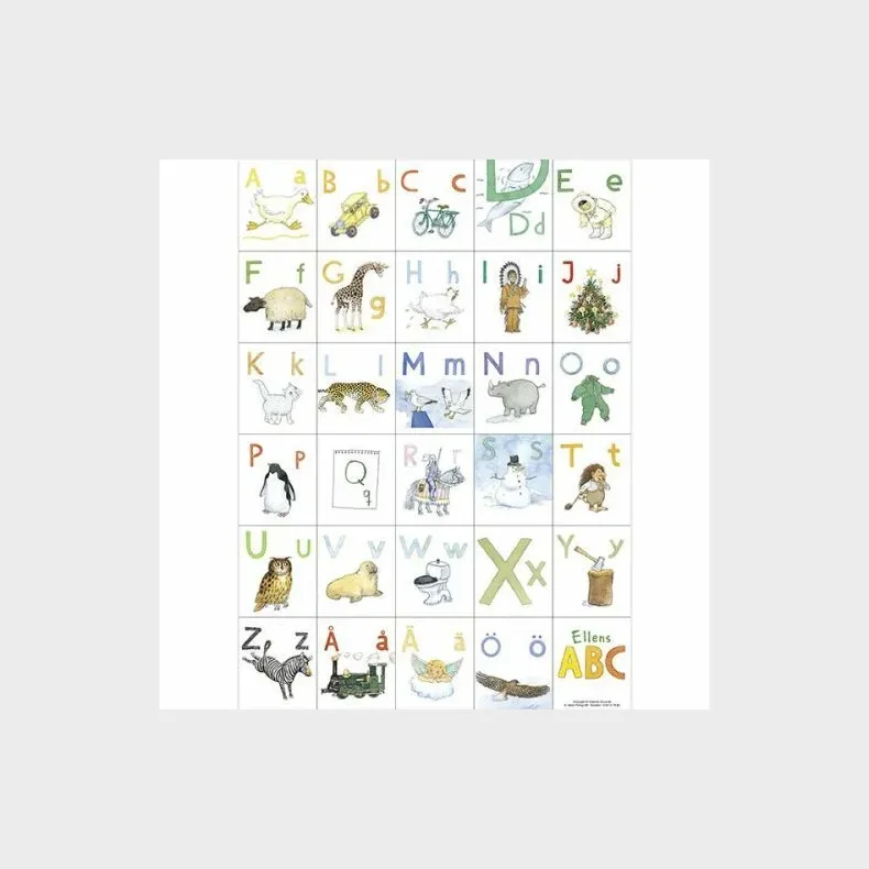 Ellens ABC plakat
