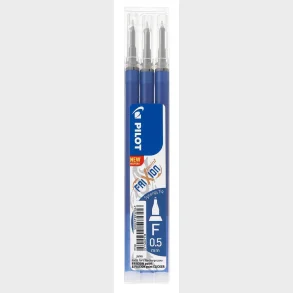 refill pilot frixion point clicker bl 0,5 mm pakke m/3 stk