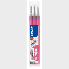 refill pilot frixion point clicker pink 0,5 mm pakke m/3 stk