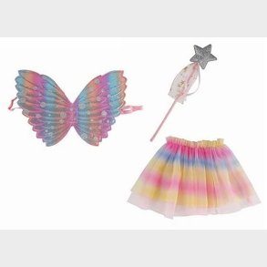 Suntoy St med Vinger &  Tryllestav Regnbue