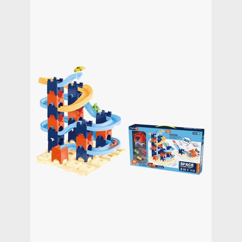 Suntoy Byggeklodser Racerbane med Katapult 38 Dele