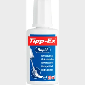 Rettelak Rapid Tipp-Ex 20 ml korrigeringsvske