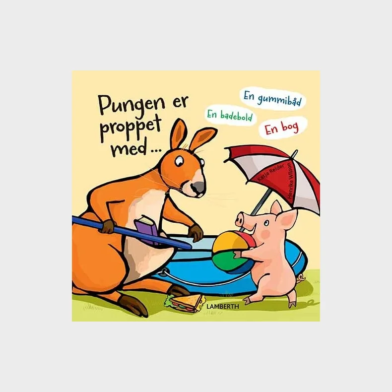 Pungen er proppet med ...