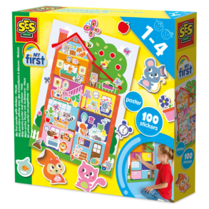 SES Creative | My First - Plakat med klistermrker - Mit hus