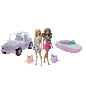 Barbie B�d & Bil med dukker