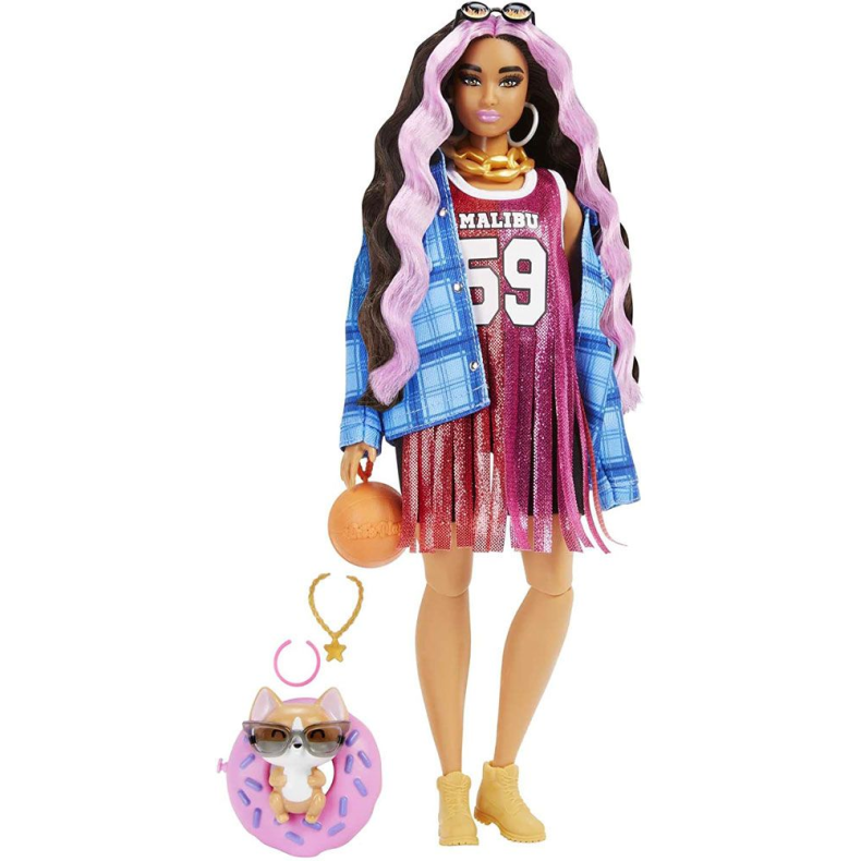Barbie Ekstra Basketball Jersey Dukke