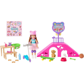 Barbie Chelsea Dukke & Skate Park Playse