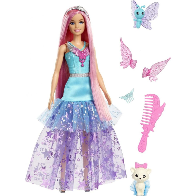 Barbie Malibu Princess med tilbeh�r