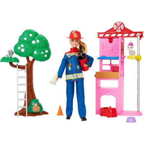 Barbie Karriere Brandbek�mper Playset
