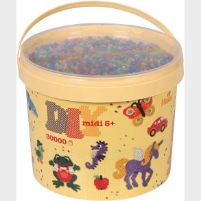 Hama Midi Spand med Perler 30000 Stk.