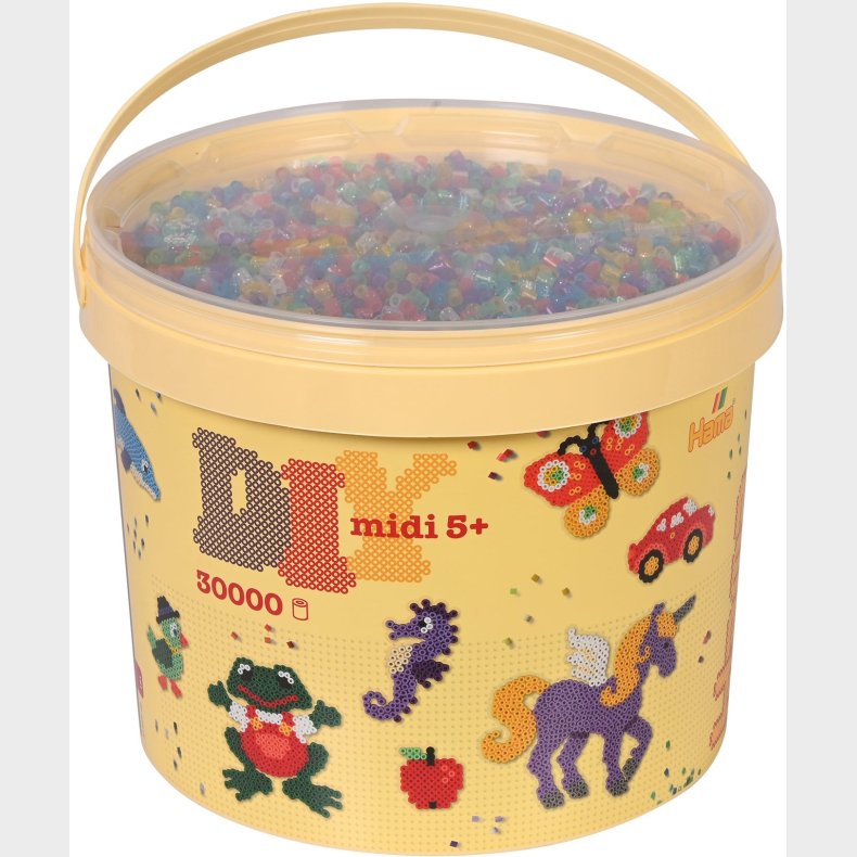 Hama Midi Spand med Perler 30000 Stk.