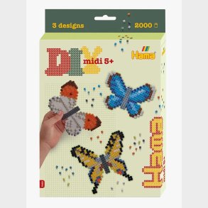 Hama Midi Hanging Box Sommerfugle Perlest 2000 Stk.