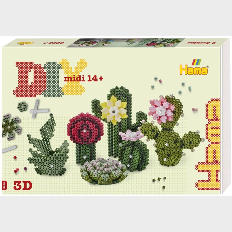 Hama 3D Sukkulenter Perlest 6000 Stk.