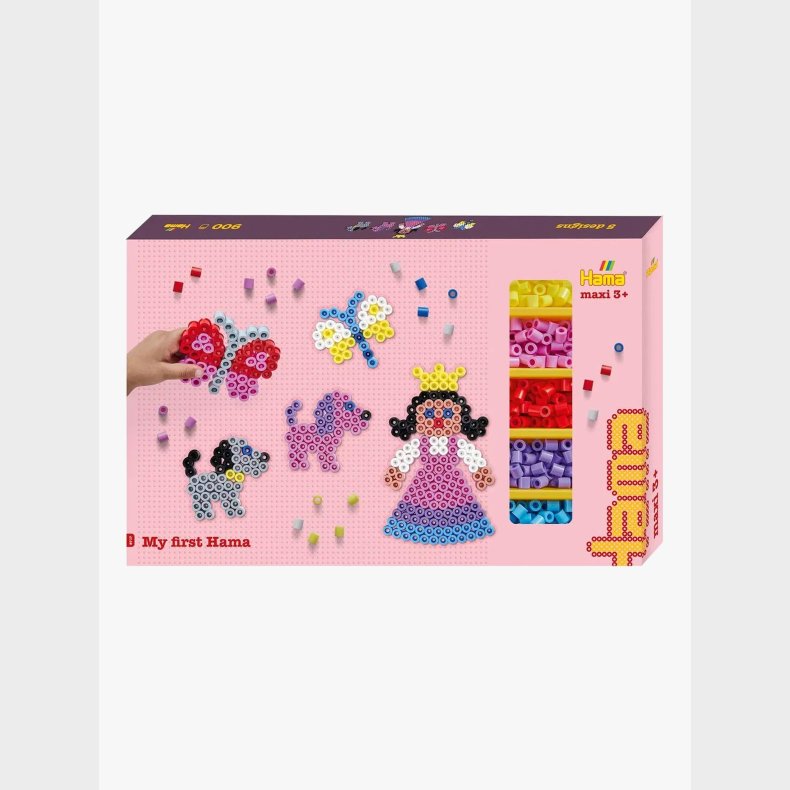 Hama Maxi Gaveske Perlest 900 Stk.