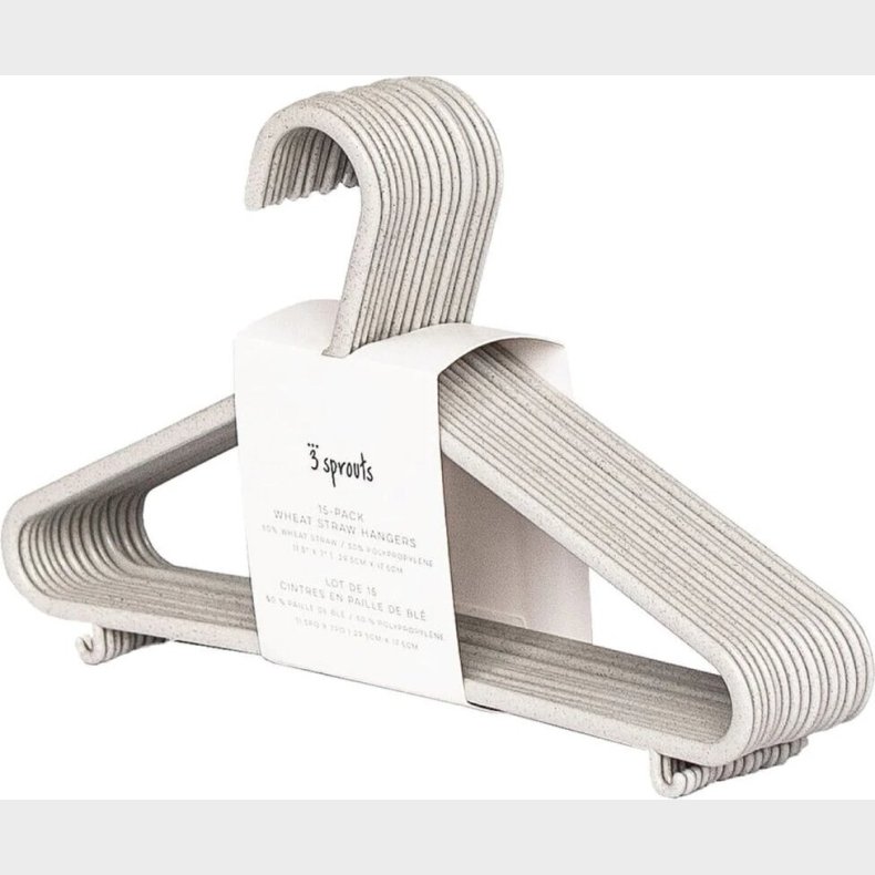 3 Sprouts - Brnebjler I Hvede Halm - Gr - 15 Stk