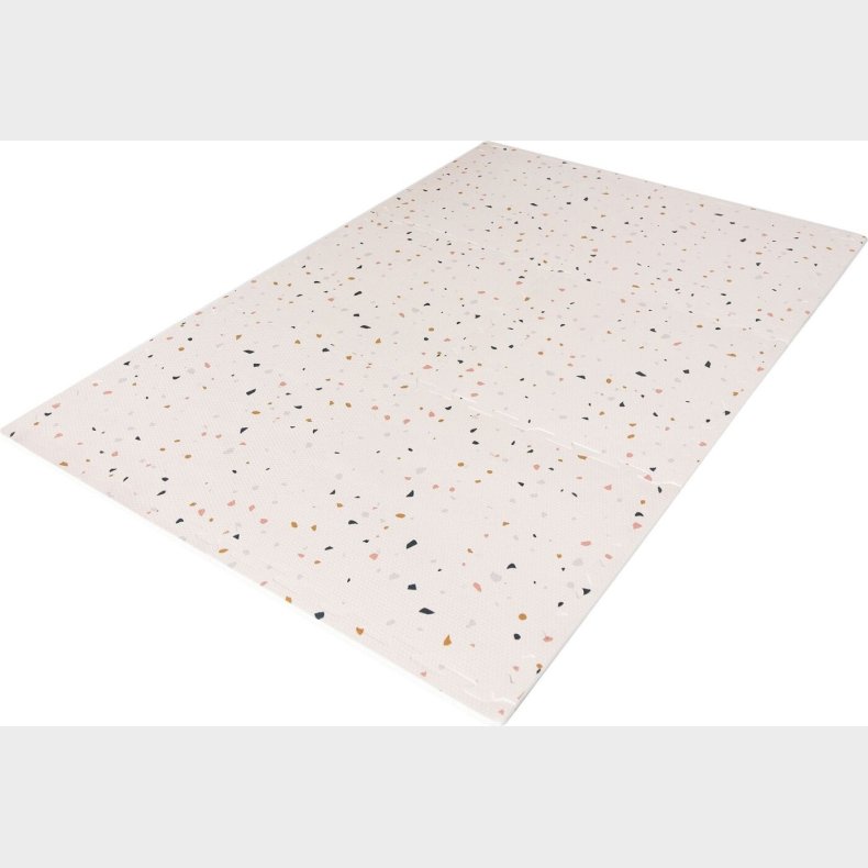 3 Sprouts - Legegulv I Skum Til Brn - Terrazzo - Lys Rosa