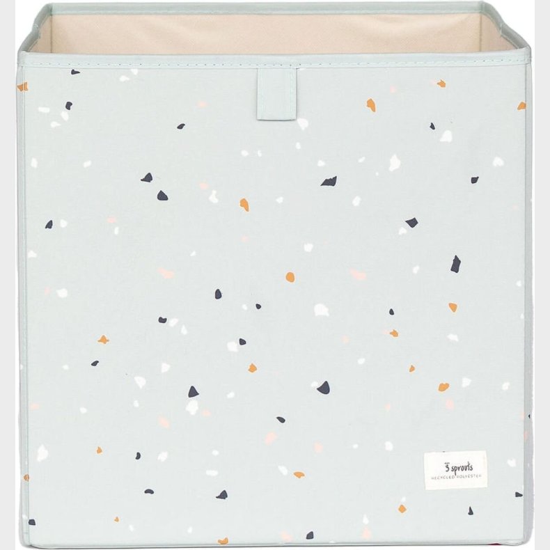 3 Sprouts - Opbevaringskasse - Terrazzo - Grn - 33x33x33 Cm