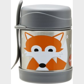 3 Sprouts - Termo Madbeholder Til Brn - Gray Fox