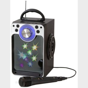 STARS Karaokemaskine med Lys, Sort