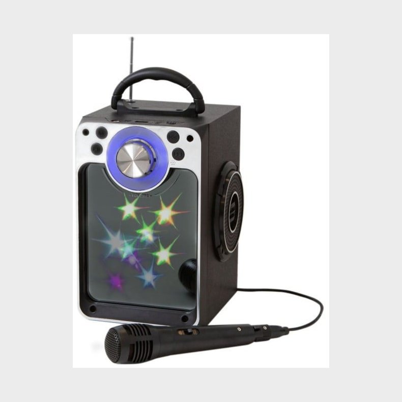STARS Karaokemaskine med Lys, Sort