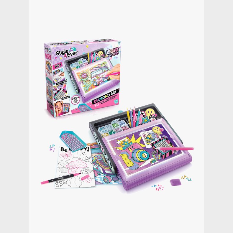 Style 4 Ever Lystavle Diamond Art 3-i-1