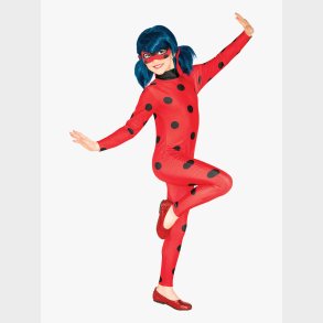Miraculous Ladybug Kostume med Maske, 3-4 �r