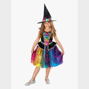 Barbie Pretty Witch Kostume med Hat, 7-8 r