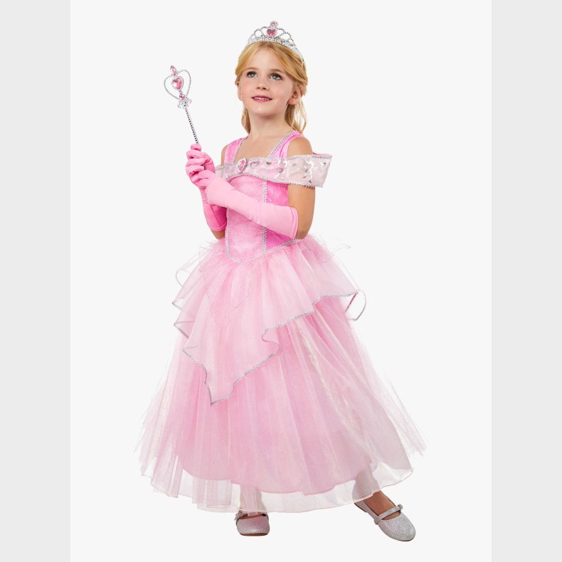 Rubies Prinsesse Kostume med Tiara &  Handsker, 5-6 �r