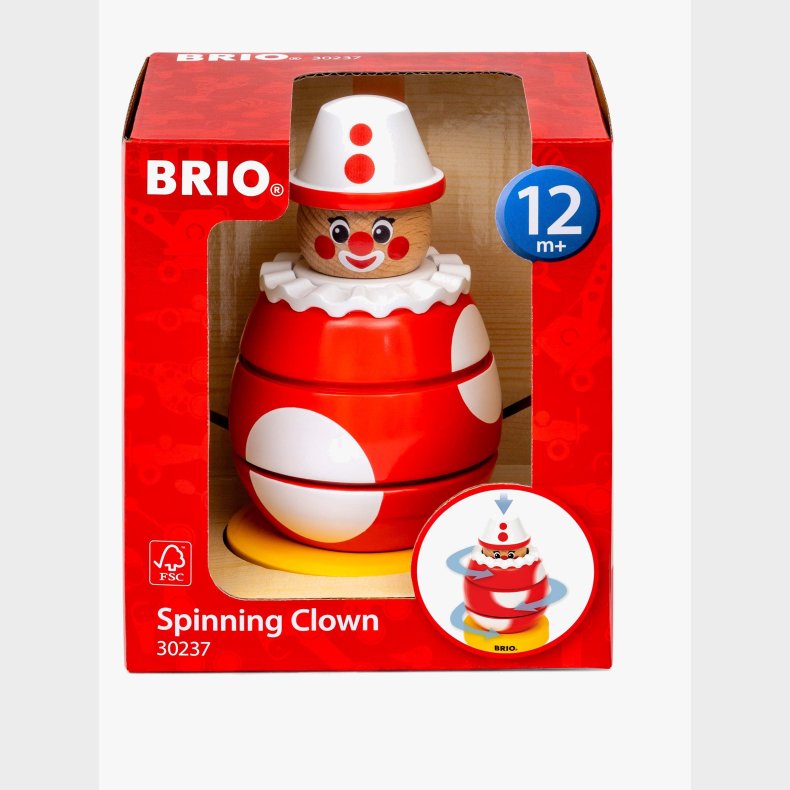 BRIO 30237 Spinner Klovn