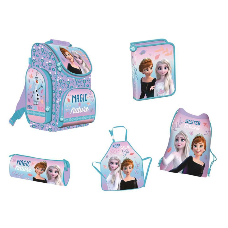 Frost Skoletaske S�t 5 Dele