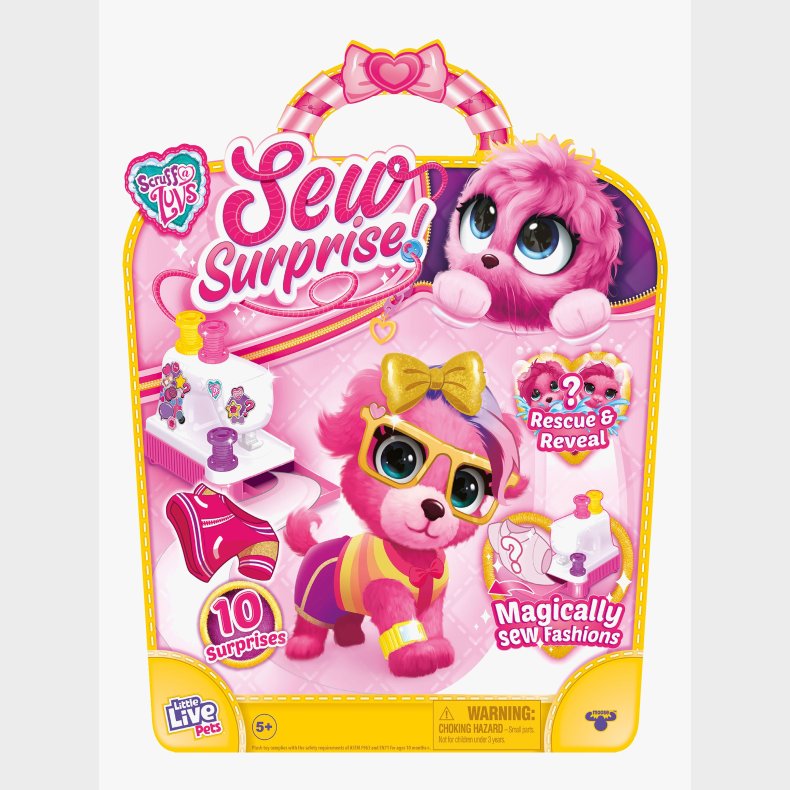 Scruff-A-Luvs Bamse Sew Surprise, Lyser�d