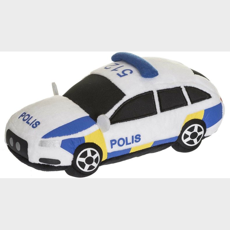 Teddykompaniet Bamse Svensk Politibil 23 Cm