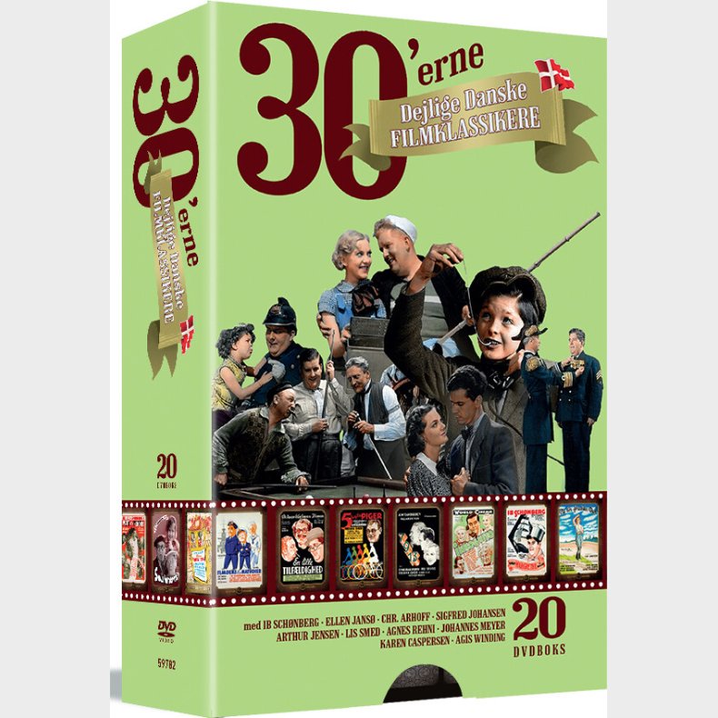 30'ernes Danske Filmklassikere - DVD - Film