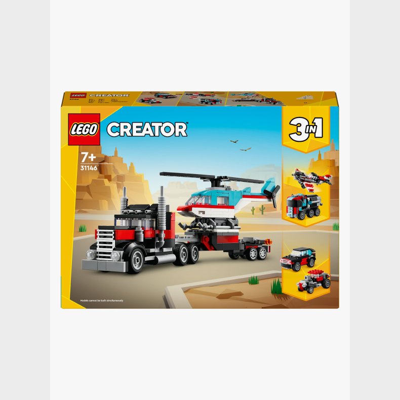 LEGO Creator 31146 Blokvogn med helikopter