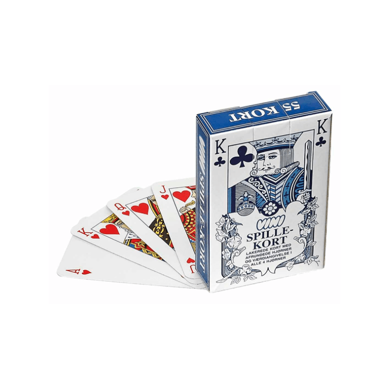 Spillekort Med 55 stk.  - kortspil - Legekammeraten.dk