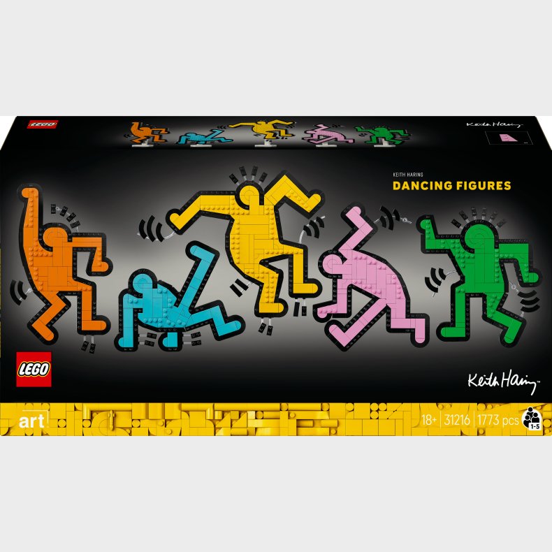 LEGO ART 31216 Keith Haring  Dansende figurer